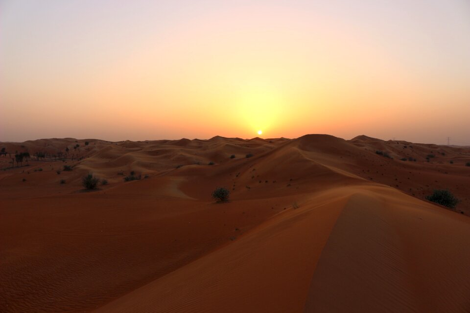 Arid dry landscape
