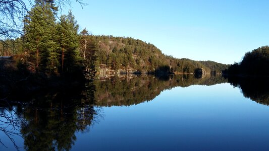 The nature of the lake heaven