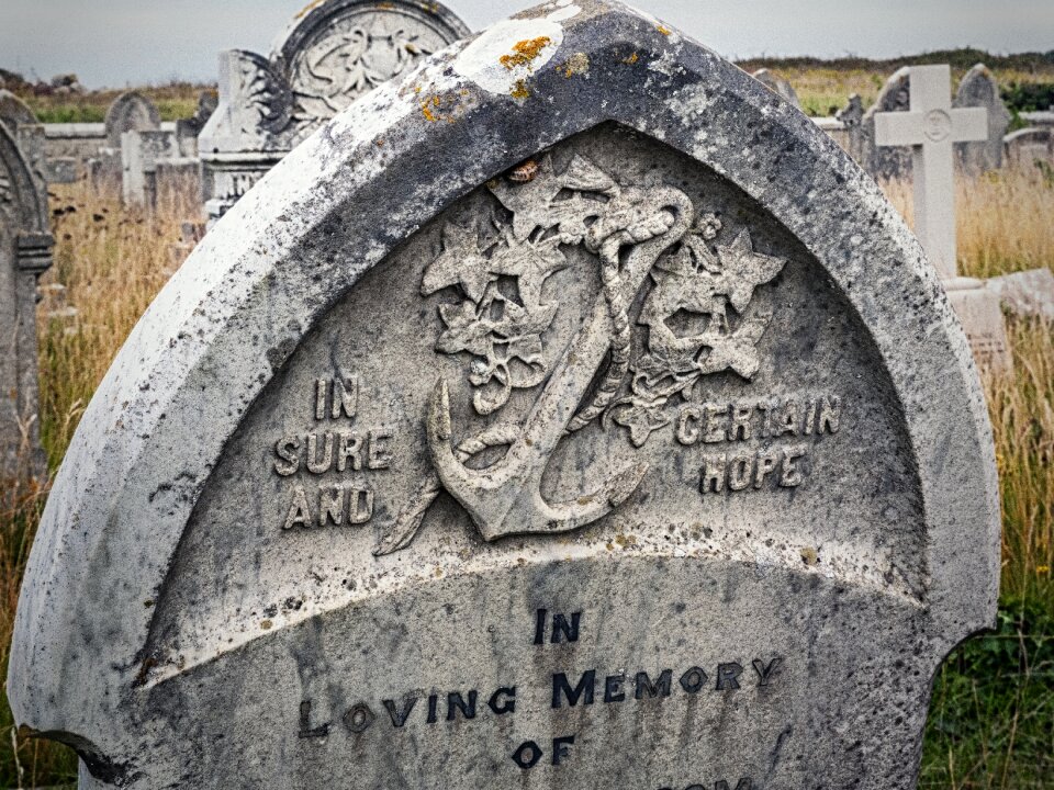 Old grave tombstone