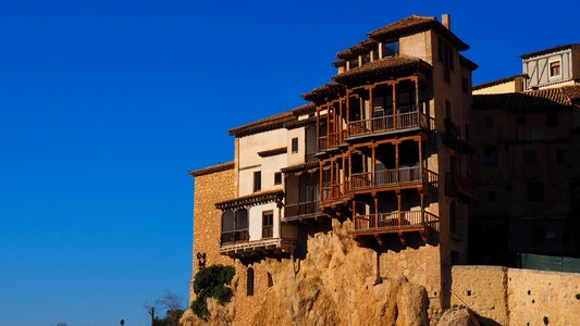 Hanging houses architecture outdoors photo