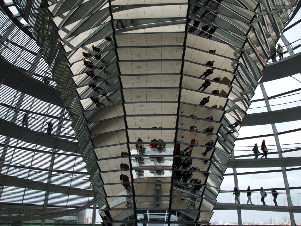 Bundestag glass steel