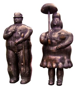 Sculpture statue bronze sculpture