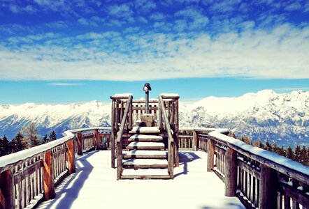 Winter inntal valley tyrol