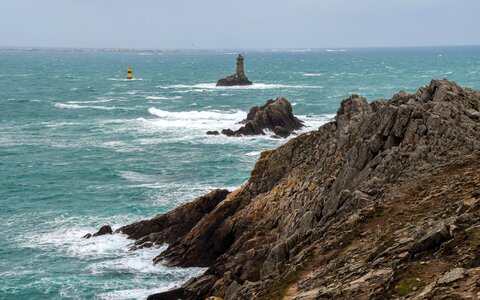 Landscape pointe du raz brittany photo