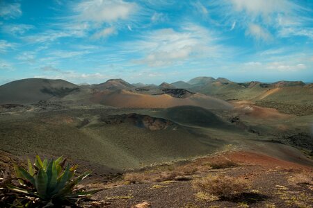 Nature panorama volcano photo
