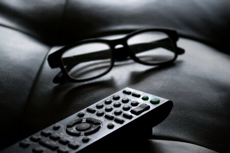 Reading glasses remote control relax