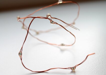 Wire glass metal