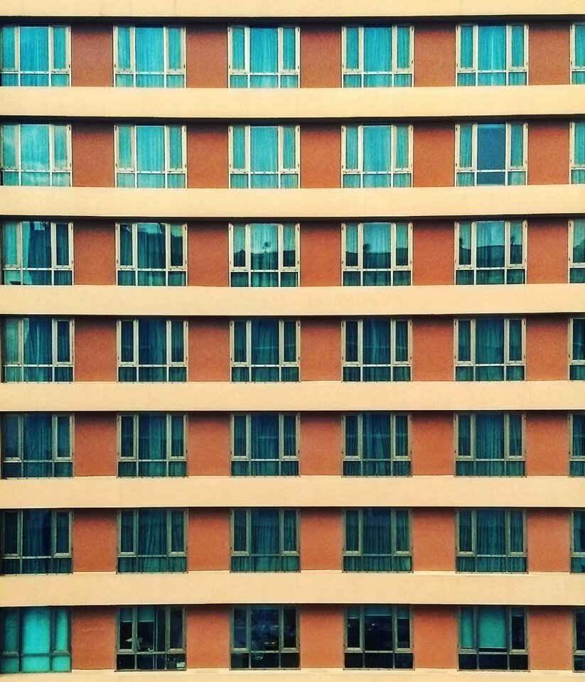 Modern architecture facade