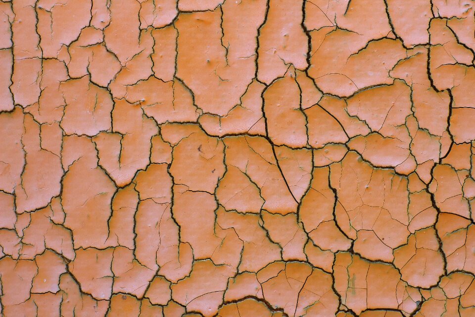 Surface uneven dry