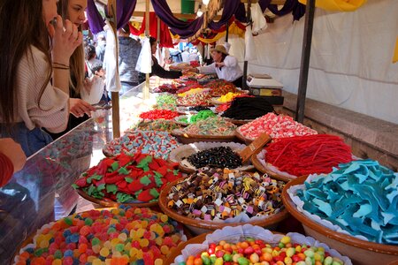 Shopping candy sweets