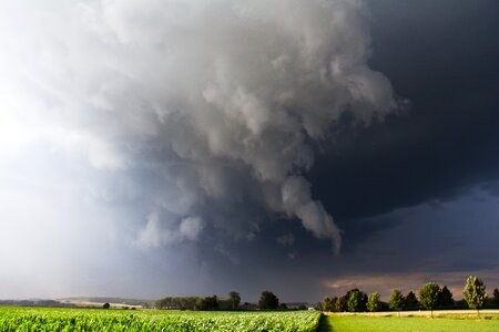 Storm hunting meteorology super cell photo