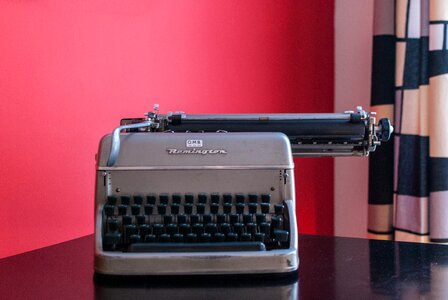 Interior typewriter office