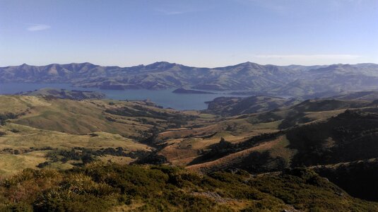 Mountain a bird's eye view nature