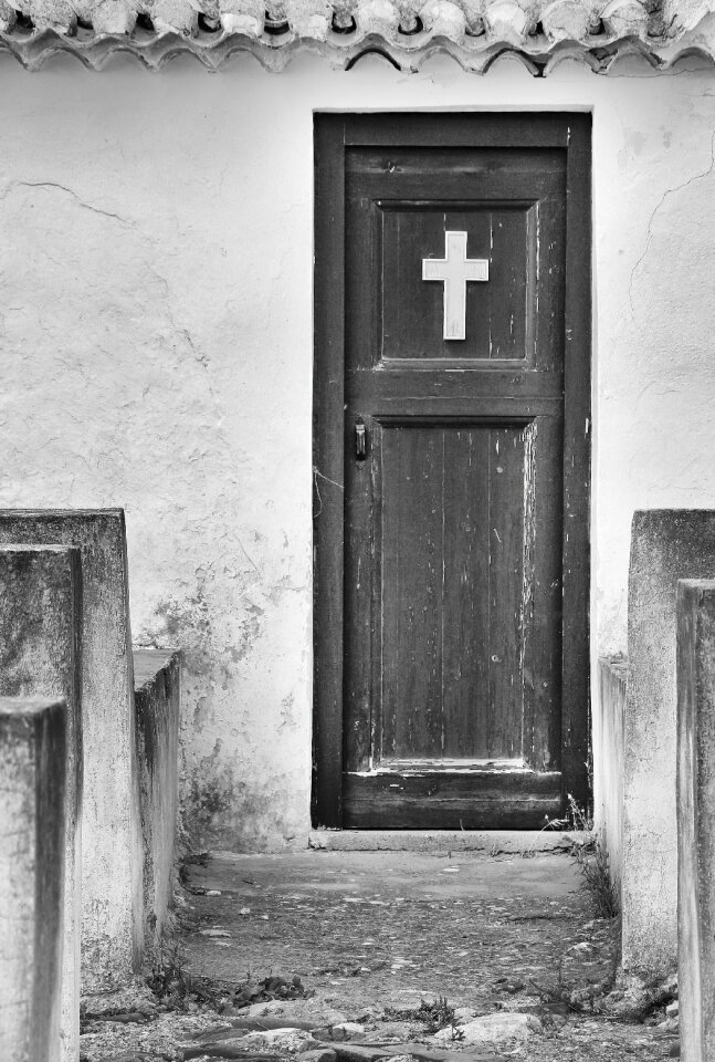 Old wood weathered black and white