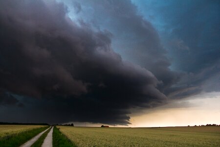 Storm hunting meteorology gust front photo