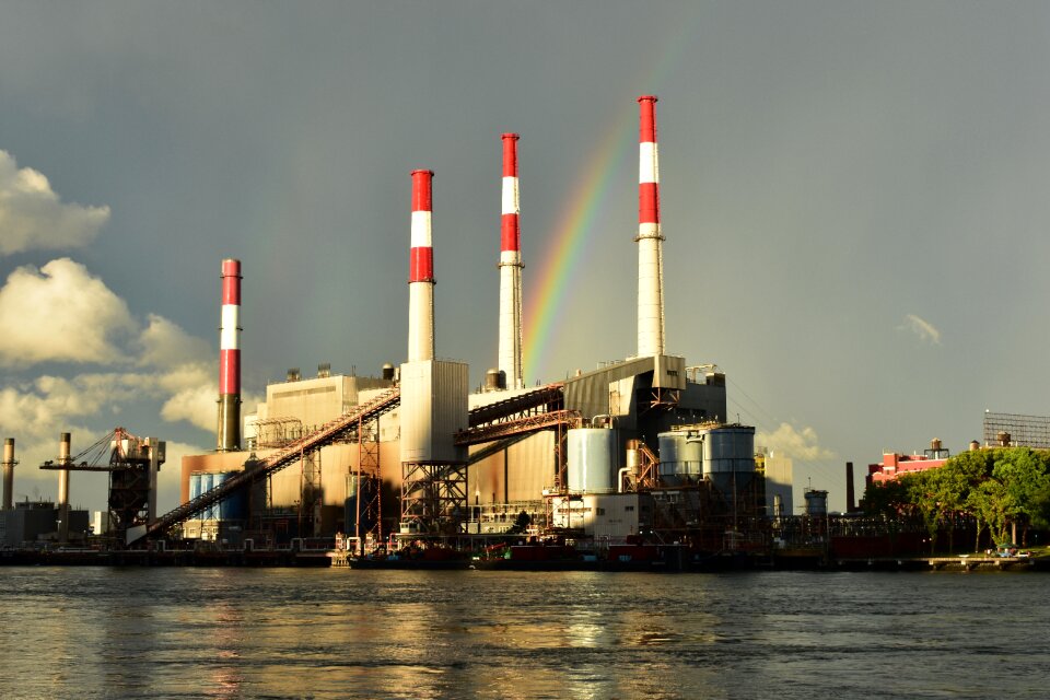 Power plant gray rainbow