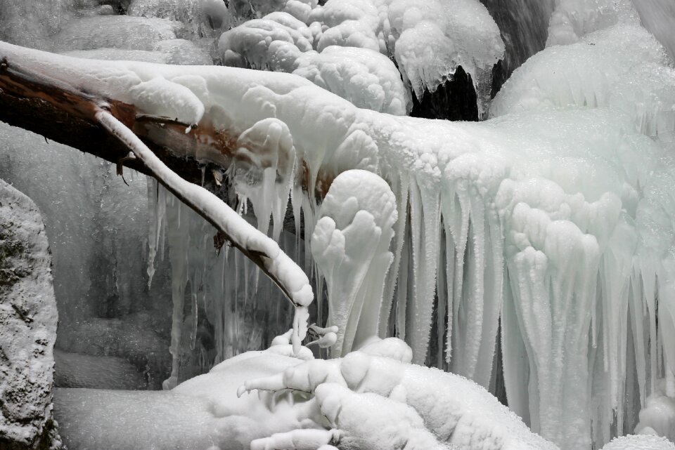 Winter cold water
