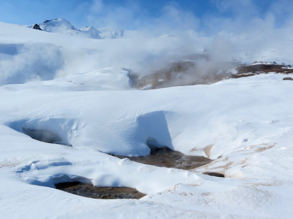 Fumarole well thermal spring