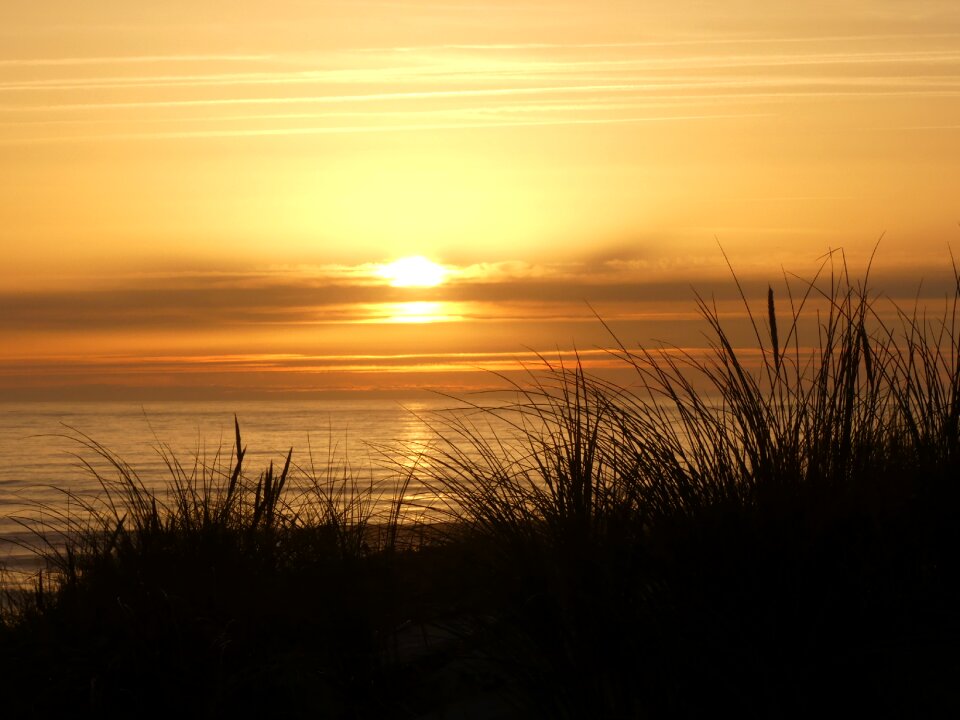 Landscape twilight sea