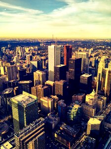 City skyline urban landscape