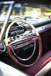 Vintage car retro automobiles