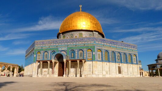 Building mosque holy land