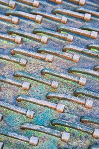 Crooked nails metal artwork