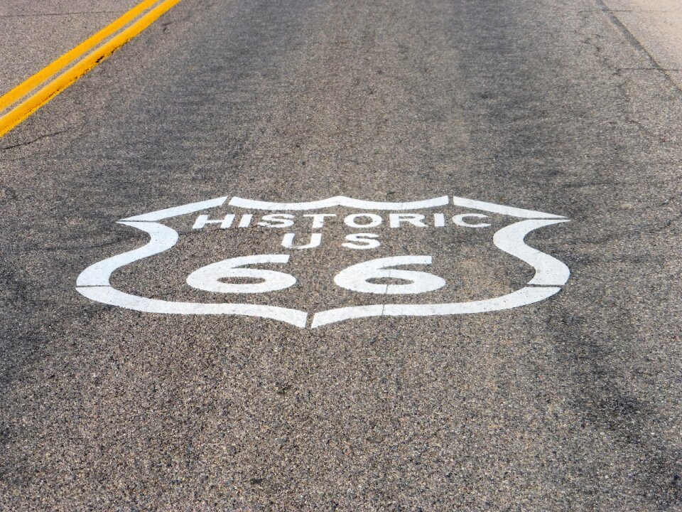 Asphalt road roadway