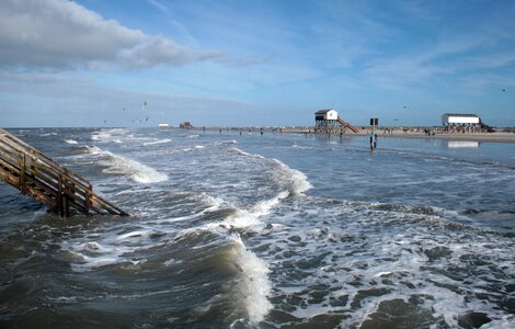 Sea coast horizontal
