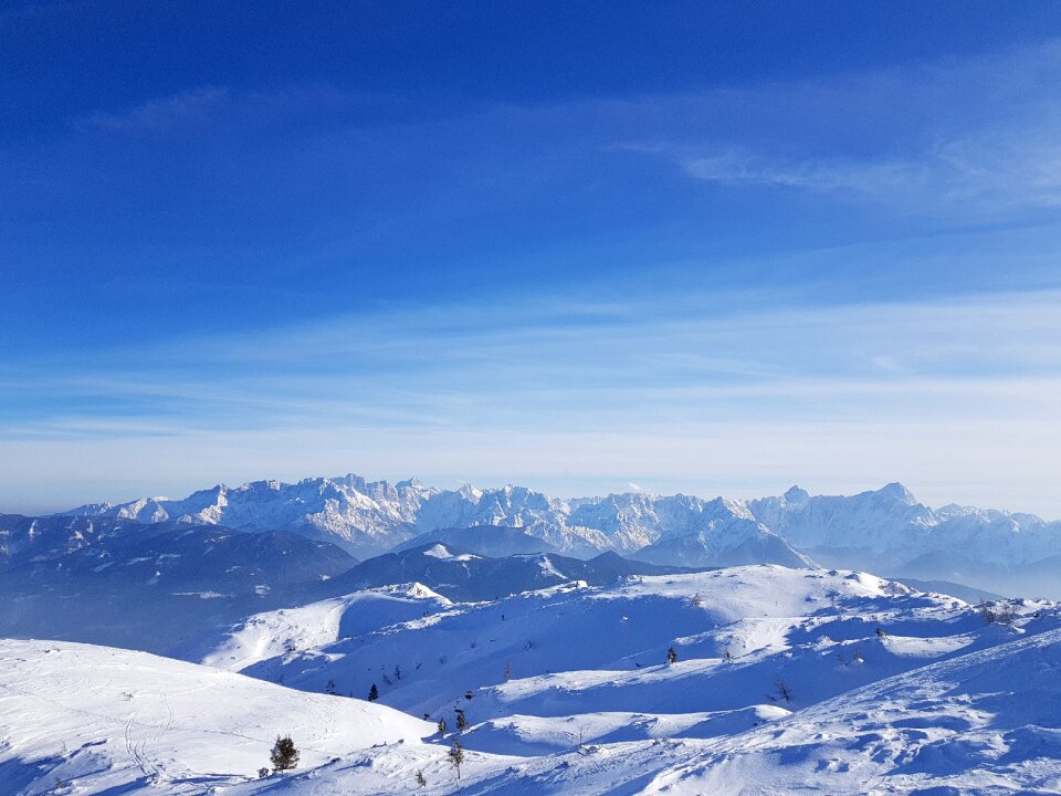 Mountain nature sky