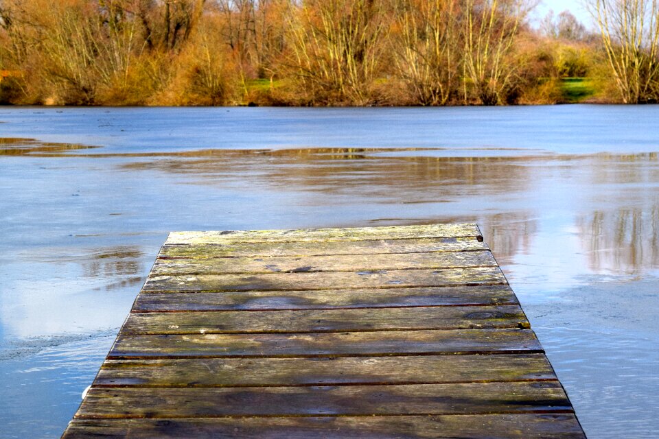 Frozen waters nature
