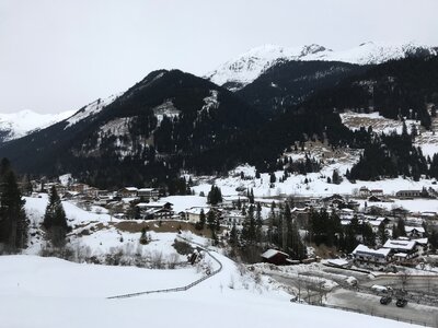 Mountain frozen hill