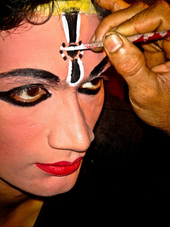 Face fashion model