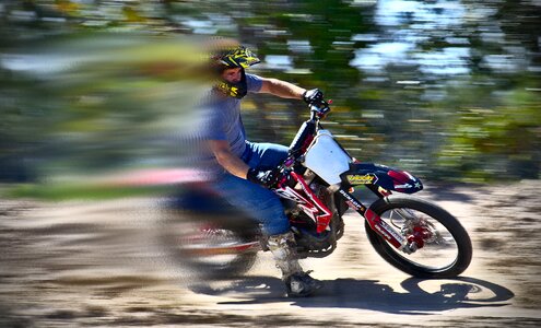 Motion race motocross
