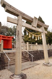 Shrine torii toki-shi gifu prefecture