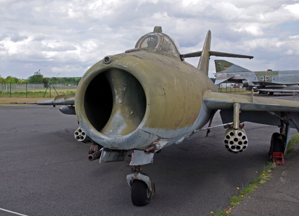 Military airport jet