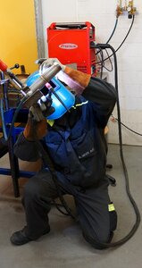 Work welding inspection craft