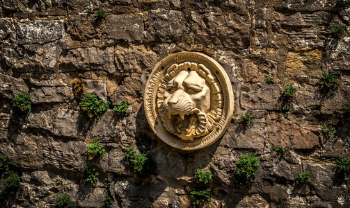 Antiquity architecture wall