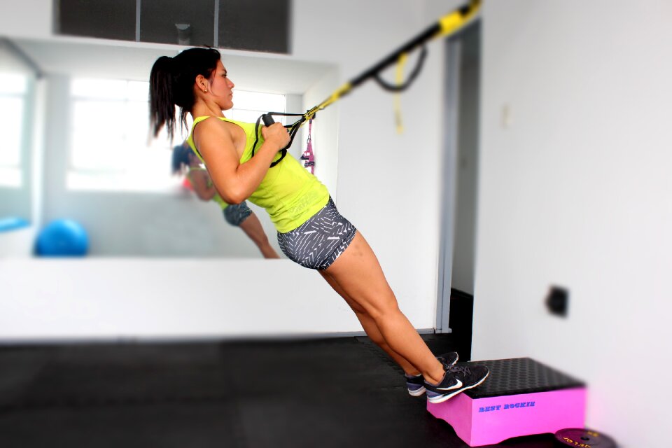 Young active sport