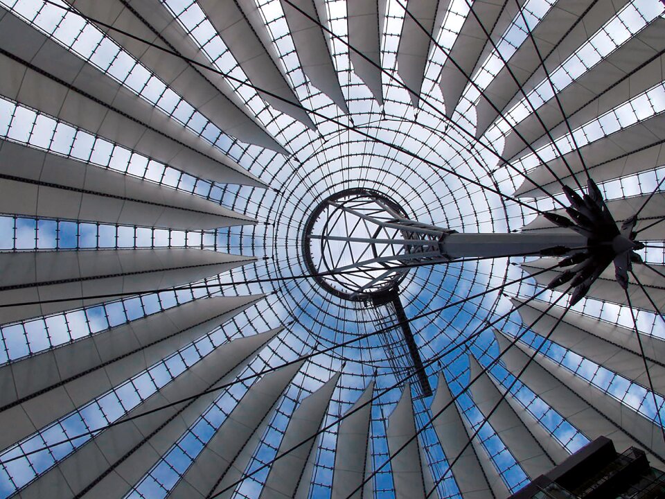 Architecture steel modern