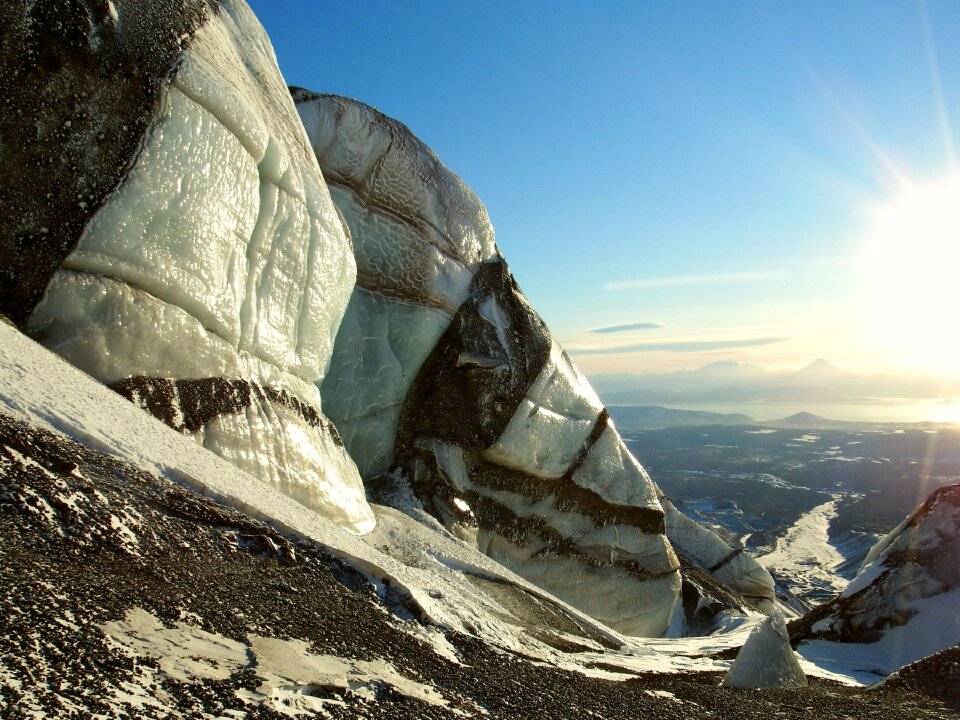 Kamchatka the volcano avachinsky pass