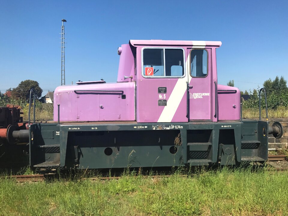 Locomotive transport railway