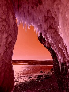 Ice icicles winter