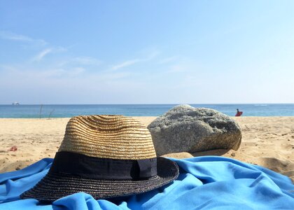 Coast waters sand photo