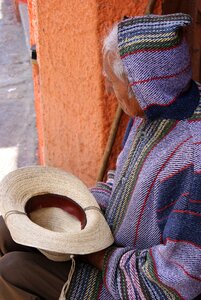 Weaving textile people photo