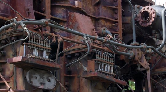 Diesel engine industry iron photo