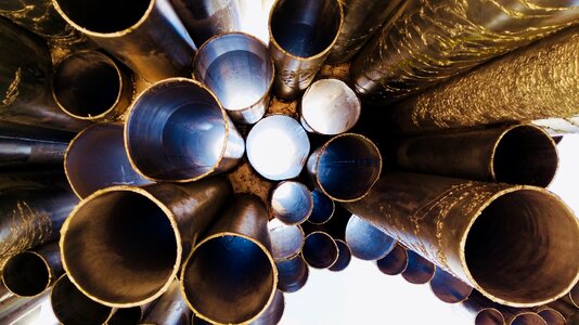 Abstract sibelius monument tubes