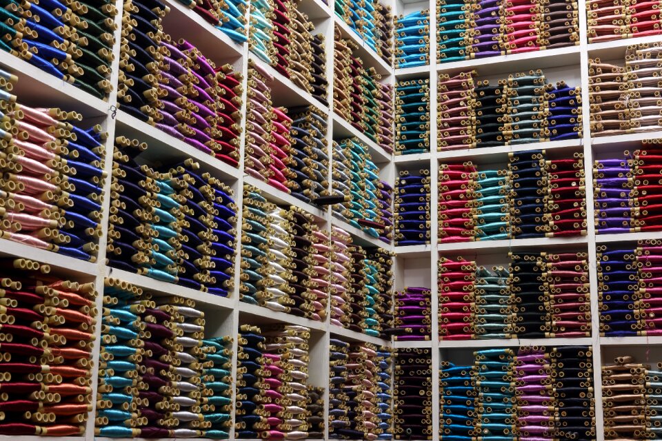 Clothes spool bamboo