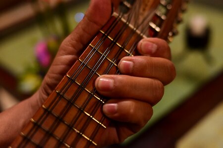 Wood guitar music