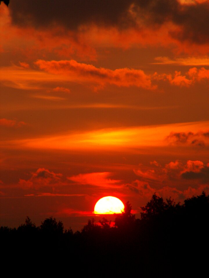 The sun at the court of sky